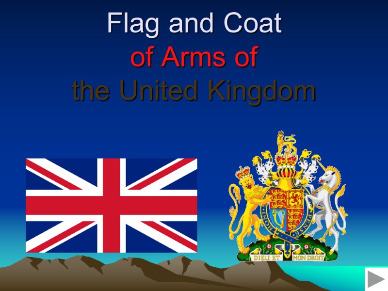 Flag and Coat of Arms of the United Kingdom Flag and Coat of Arms of the United Kingdom